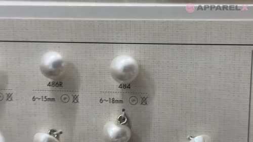 484 パール調 ポリエステル ボタン 大阪プラスチック工業(DAIYA BUTTON 