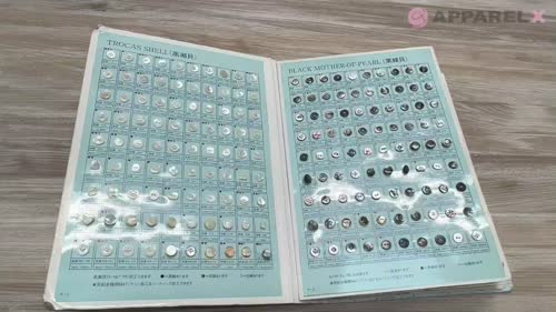 7 7型4穴貝ボタン トモイ/オークラ商事 - ApparelX アパレル資材卸通販