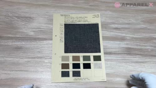 極美品*パラスパレス*2018 チェック柄 貝ボタン*コットンリネン