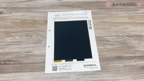 52221 ポリエステルフルダル×タスランタイプライターSY加工(撥水)[生地