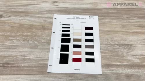 REF-8600 片面ベルベットリボン[リボン・テープ・コード] SHINDO(SIC