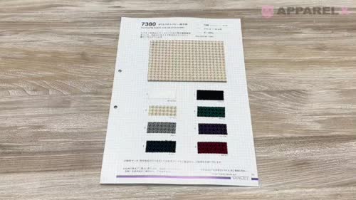 7380 ポリエステルドビー 格子柄[生地] VANCET/オークラ商事