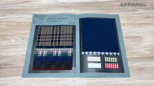 1084976 先染め twill Check Variation[生地] 瀧定名古屋/オークラ商事