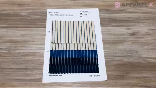 AN-9203 綿 ドビーストライプ[生地] 有延商店/オークラ商事 - ApparelX