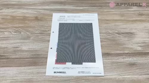 25353 先染コンパクト100/2ヘアライン[生地] SUNWELL(サンウェル