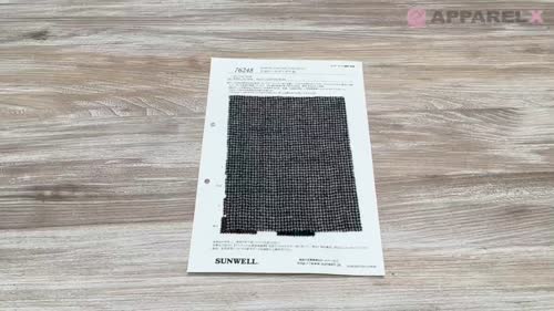 76248 2/48 ウール ガーゼ 千鳥[生地] SUNWELL(サンウェル)/オークラ