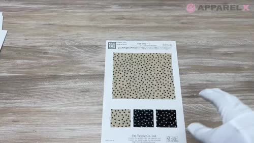 KKP3066 D-17 ストレッチシアーサッカー[生地] 宇仁繊維(小紋