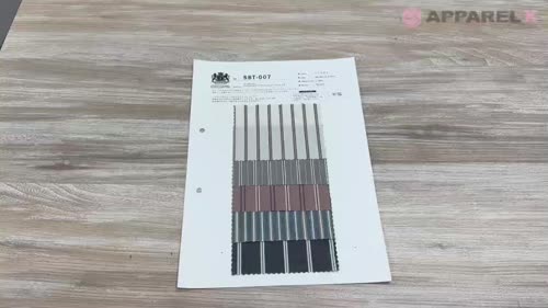 SBT-007 オーガニックナチュラルリンクルワッシャーストライプ[生地