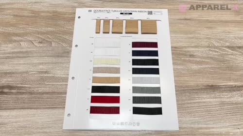 SIC-167 両面グログランリボン(袋織)[リボン・テープ・コード] SHINDO