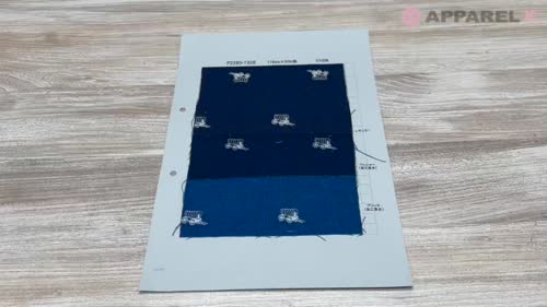 P2280-1328 シャンブレー 抜染プリント 5oz[生地] 吉和織物