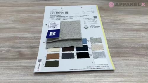FJ940031 26//- F.EARTH フライス 8683 SP. 杢グレー ソーピング[生地