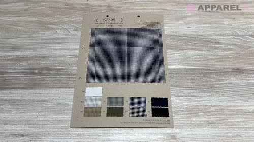 S7305 SOLOTEX®ドライ4WAYギンガム[生地] フジサキテキスタイル