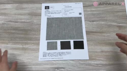OWD25193 40/1 JAPAN LINEN 墨染め[生地] 小原屋繊維/オークラ