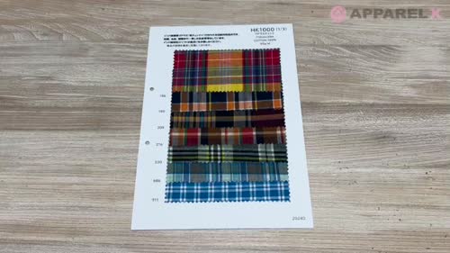 HK1000 マドラスチェック[生地] 古山/オークラ商事 - ApparelX