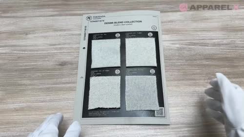 1076408 DENIM-BLEND COLLECTION #25 ガーゼ裏毛[生地] 瀧定名古屋