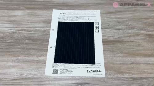 46202 LIM-bless TOP30 SIROトロピンストライプ2WAYストレッチ[生地