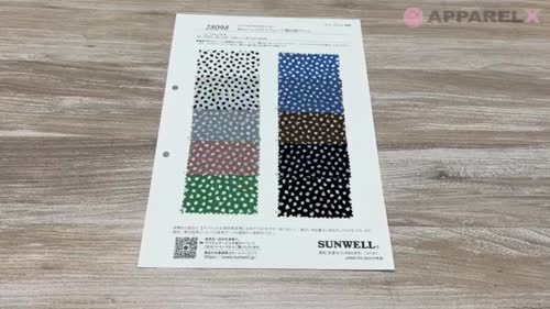 28098 80sローンミラクルウェーブ 幾何学柄プリント[生地] SUNWELL