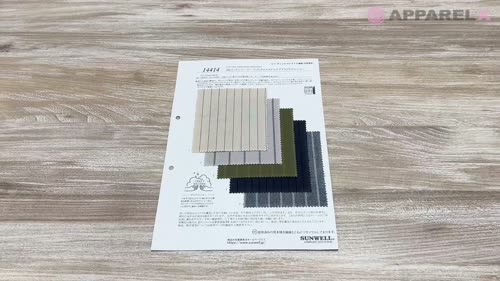 14414 20s コットン コージー ライトクロス ストライプ クラフト