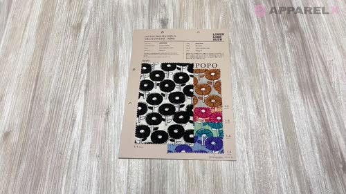 850509 SEVENBERRY® リネンライクスラヴ POPO[生地] VANCET/オークラ