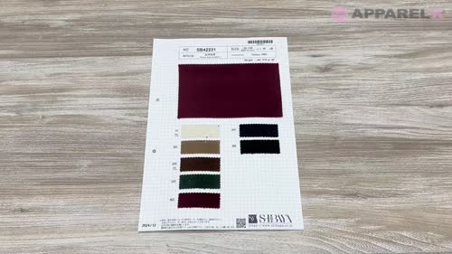 SB42221 広巾 別珍[生地] 柴屋/オークラ商事 - ApparelX アパレル資材