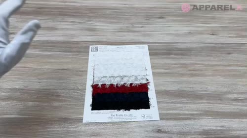 KKC837-D/2 フサフサジャカード[生地] 宇仁繊維(小紋工房)/オークラ