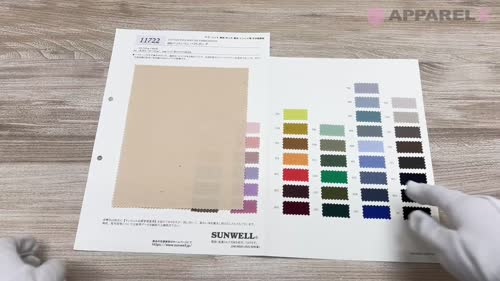 11722 60sコットン コンパクトポンチ[生地] SUNWELL(サンウェル