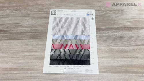 KYC842-D6 T/C 先染め カットジャカード[生地] 宇仁繊維(小紋工房
