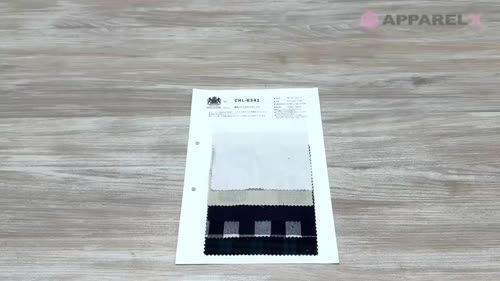 CHL-6341 綿麻パナマブロック チェック[生地] 桑村繊維/オークラ商事