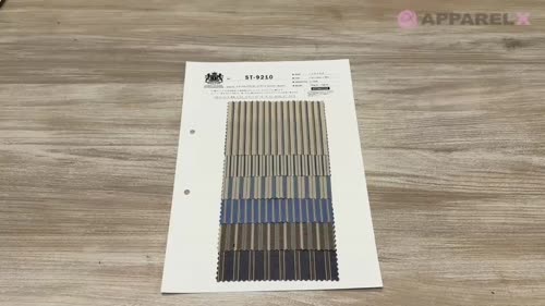 ST-9210 60/1タイプライターストライプ(ワッシャー仕上げ)[生地] 桑村