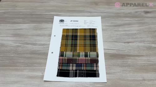 JP-5052 8/1ヘビーツイルチェック[生地] 桑村繊維/オークラ商事