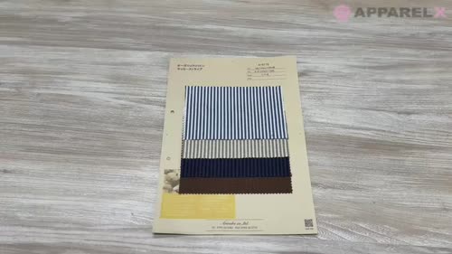 A-8172 オーガニックコットン サッカーストライプ[生地] 有延商店