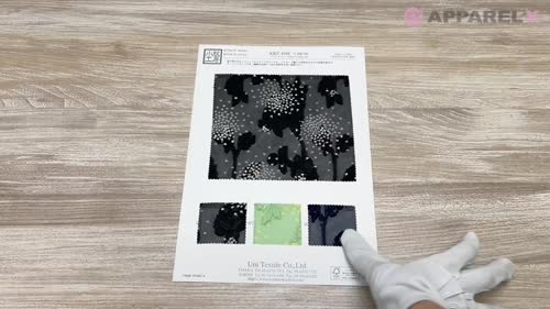 KKP4193-D100-93 シフォン カット ジャカード[生地] 宇仁繊維(小紋工房