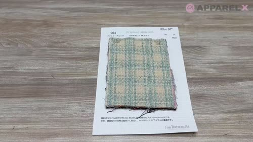 964 ファンシーチェック[生地] ファインテキスタイル/オークラ商事