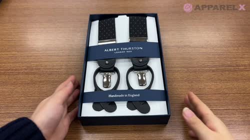 【新品】 THURSTON サスペンダー イングランド製　AT33 新品】ALBERT THURSTON サスペンダー イングランド製 AT33