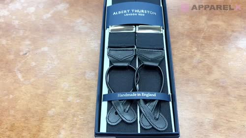 AT-40BB アルバートサーストン サスペンダー ブラック 40mm リジッド