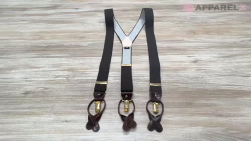 AT-BROWN-XL アルバートサーストン サスペンダー ブラウン エラ