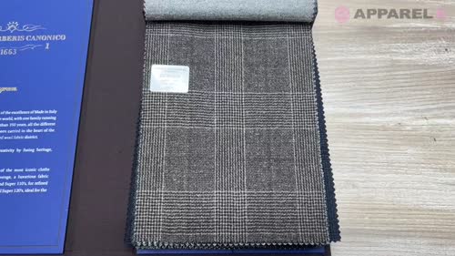 55CN5509 CANONICO(カノニコ) FLANNEL 120'S ブラウン グレンチェック