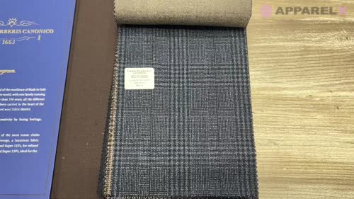 55CN5520 CANONICO(カノニコ) 21μ MOULINE' SAXONY ネイビー グレン