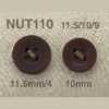 NUT110 ナット製 表穴4つ穴ボタン