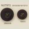 NUT972 ナット製 表穴4つ穴ボタン