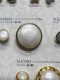 NA6644 ナイロン樹脂/ABS樹脂製 角カン足ボタン アイリス サブ画像